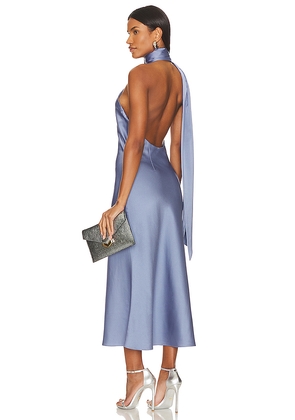 MISHA Vivica Dress in Blue. Size M. Also in L, S, XL, XS.