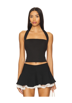 MAJORELLE Luana Top in Black. Size XL. Also in M.