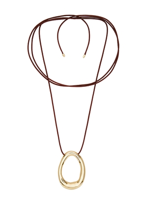 Lovers and Friends Hudson Necklace in Brown.