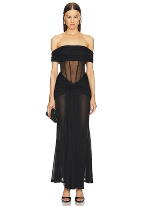 Michael Costello x REVOLVE Catalina Gown in Black. Size M. Also in S, L, XL.