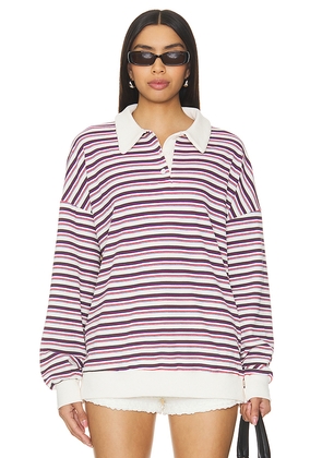 LIONESS Rugby Jersey in White. Size XS. Also in S, XXS.