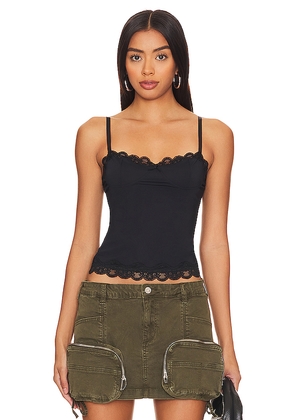 LIONESS Top Model Cami in Black. Size M. Also in L, XL, XXL.