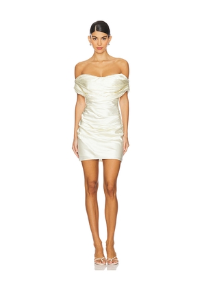 LPA Leia Mini Dress in Ivory. Size XL. Also in XS.
