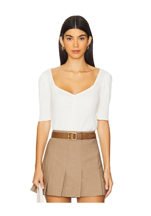 Nation Los Angeles Frenchie Top in Ivory. Size M. Also in L.