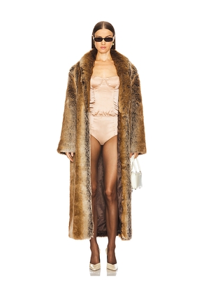 Lovers and Friends Ernie Coat in Brown. Size M. Also in L, S, XL, XS.