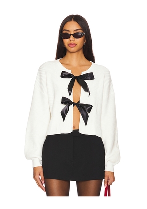 MORE TO COME Darlene Cardigan in Ivory. Size L. Also in M.