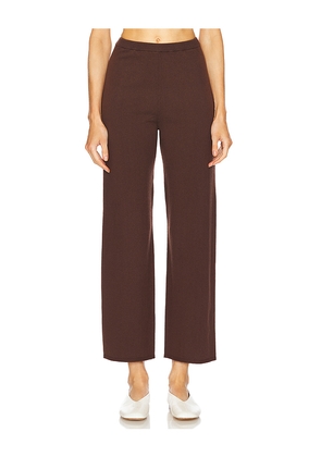 L'Academie by Marianna Maradona Knit Pant in Brown. Size M. Also in S, L, XL.