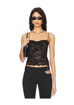 LIONESS Yves Cami in Black. Size M. Also in XL, XXL.