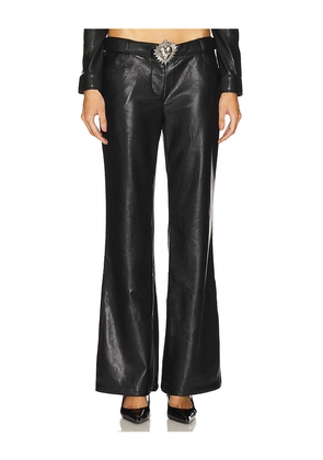 LOBA Sagrada Low Rise Pants in Black. Size S. Also in M, XL.