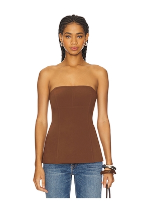 Lovers and Friends Noah Top in Brown. Size S. Also in XS, M.