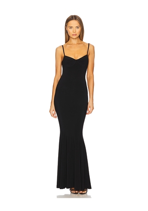 Norma Kamali Underwire Fishtail Gown in Black. Size M. Also in XS, XXS, S, L, XL.