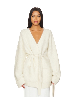 LAMARQUE Balera Cardigan in Ivory. Size L. Also in M.