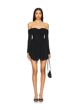 MORE TO COME Kristiana Mini Dress in Black. Size M. Also in S, XS.