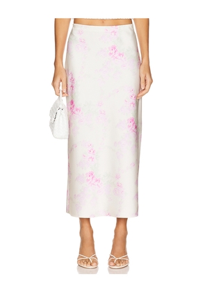 LoveShackFancy Castle Skirt in Ivory. Size XL. Also in L.