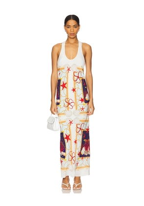 Muma World Luis Maxi Dress in White. Size M. Also in XS.