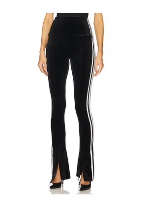 Norma Kamali Side Stripe Spat Legging in Black. Size L. Also in XS, S, M, XL.