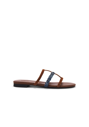L'AGENCE Hennie Sandal in Brown. Size 7.5. Also in 8, 9.5.
