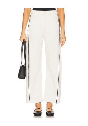 MOTHER The Half-piped Ankle Jeans in Ivory. Size 24. Also in 29, 32, 33.