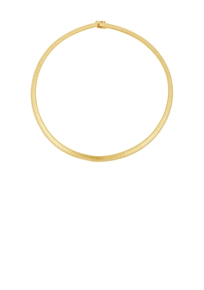 Loren Stewart Sorriso Collar Necklace in Metallic Gold.