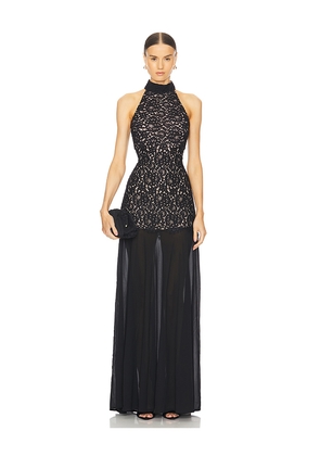 L'Academie by Marianna Zelie Gown in Black. Size S. Also in M.