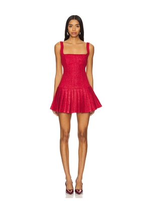 MORE TO COME Gwyneth Mini Dress in Red. Size M. Also in XS, XXS, S.