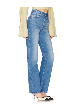 LEVI'S Ribcage Full Length Jeans in Blue. Size 25. Also in 24, 29.