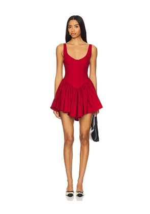 NBD Alyn Mini Dress in Red. Size M. Also in L, S, XL, XS, XXS.