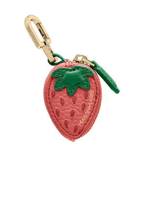 MAISON de SABRÃ SabrÃ©moji Fruit Charm in Pink.