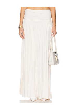 LIONESS Field Of Dreams Maxi Skirt in Ivory. Size M. Also in L, S, XXL.