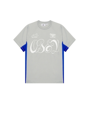 Obey Plaza Active Tee in Grey. Size M. Also in S, L, XL/1X.