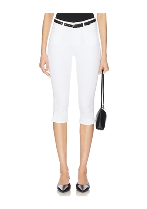 MOTHER The Stunner Zip Bunny Snip Jeans in White. Size 27. Also in 26, 34.