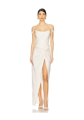 Mother of All Olive Dress in Cream. Size XL. Also in M, XS.