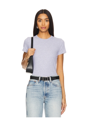 LESET Kelly Slim Fit Tee in Grey. Size M. Also in XS, S, L.