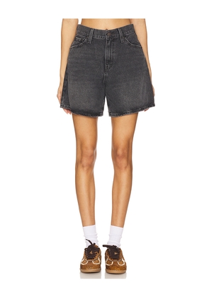 LEVI'S High Baggy Short in Black. Size 23. Also in 24, 25, 26, 27, 28, 29, 30, 31, 32.