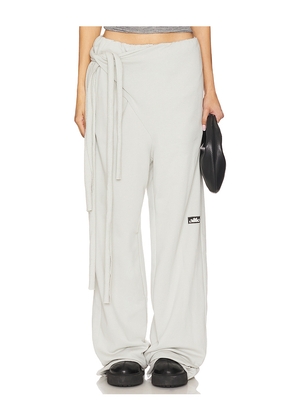 Ottolinger Otto Wrap Track Pants in Light Grey. Size M. Also in XS.