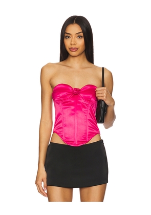 Miaou Carmen Corset in Fuchsia. Size S. Also in L.
