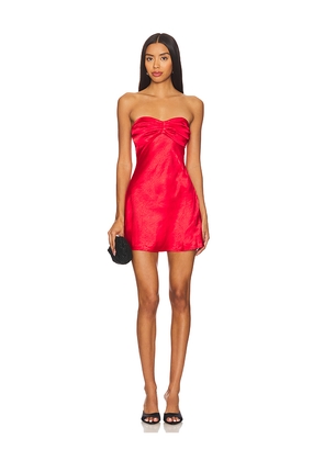 MORE TO COME Paloma Strapless Dress in Red. Size M. Also in L, S, XL, XS, XXS.