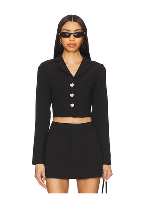 MORE TO COME Miley Crop Blazer in Black. Size L. Also in S, M.