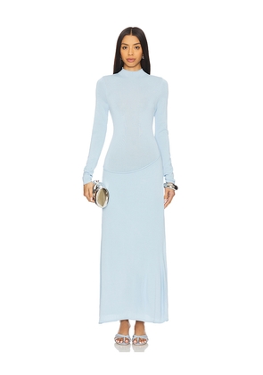 LIONESS Resolution Maxi Dress in Blue. Size M. Also in S, XS, XXS.