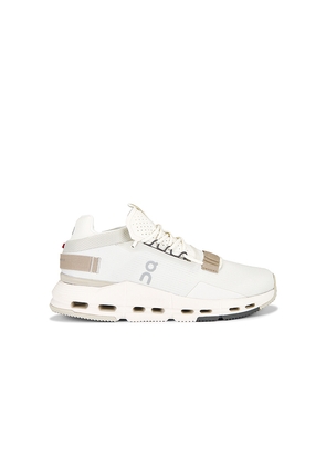 On Cloudnova 2 in White. Size 10.5. Also in 7, 7.5, 8, 8.5, 9, 9.5, 10, 11, 11.5, 12, 12.5, 13.