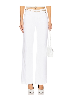 L'AGENCE Scottie Wide Leg Jeans in Ivory. Size 28. Also in 24, 27, 29.