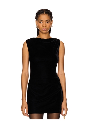 Lovers and Friends Lainey Velvet Top in Black. Size XS. Also in S.