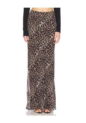 Lovers and Friends Atwood Maxi Skirt in Tan. Size XS. Also in S.