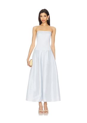 MORE TO COME Cambria Strapless Dress in Blue. Size M. Also in S.