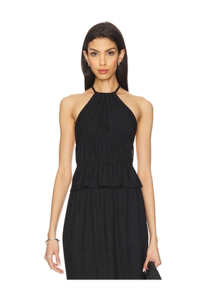 MORE TO COME Malina Top in Black. Size M. Also in XS, S, L, XL.