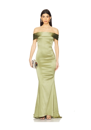 Michael Costello x REVOLVE Margit Gown in Sage. Size M. Also in XXS, XS, S, L.