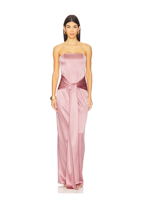 Michael Costello x REVOLVE Abelina Gown in Rose. Size M. Also in S.