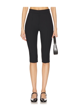 La Ligne Pedal Pusher Pant in Black. Size 12. Also in 6, 8, 10.