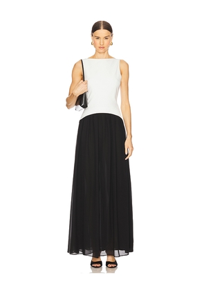 Lovers and Friends Suki Maxi Dress in White,Black. Size S. Also in XS, M.