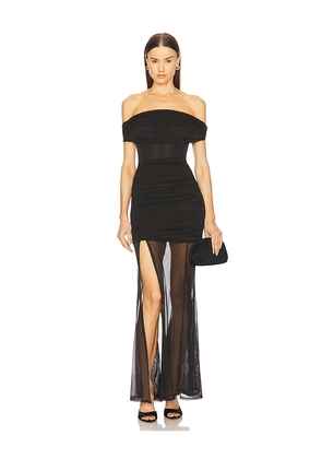 Michael Costello x REVOLVE Heidi Gown in Black. Size L. Also in XXS, XS, S, M.